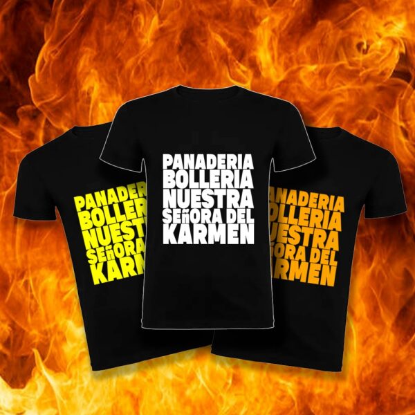 Camisetas Panadería Bollería nuestra Señora del Karmen